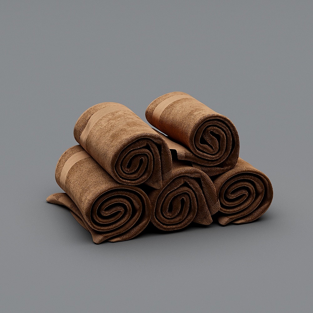 Modern towel bath towel combination -2-towel-1