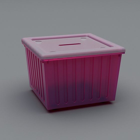Colorful Storage Box 3D model