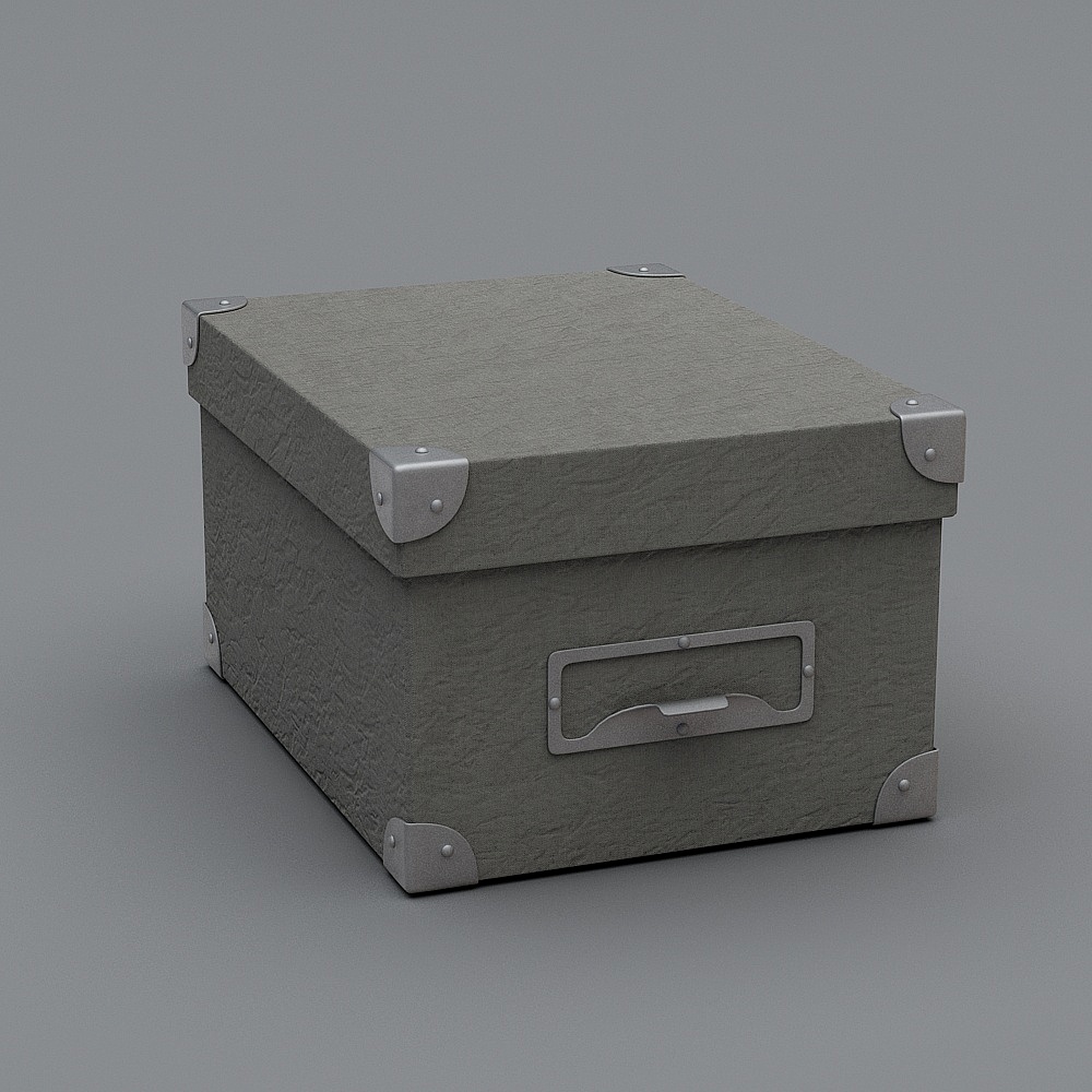 Vintage Storage Box 3D model
