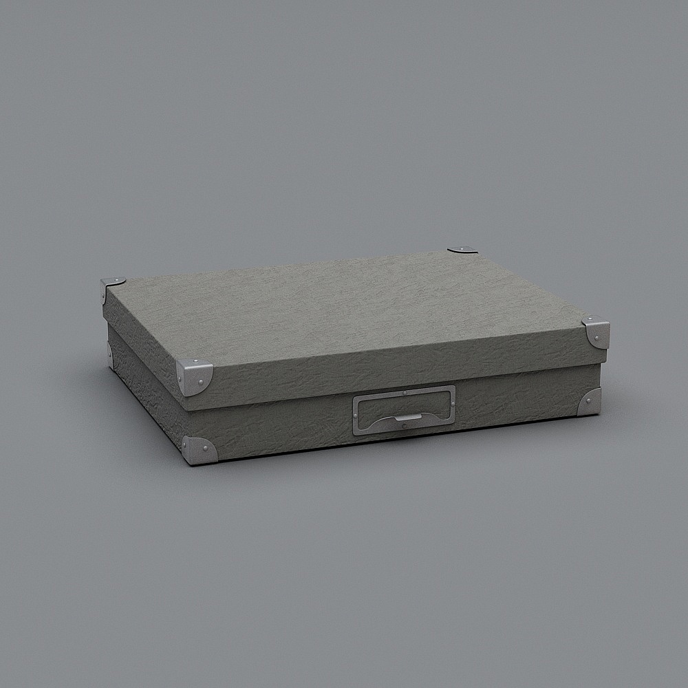 Vintage Suitcase 3D model Design