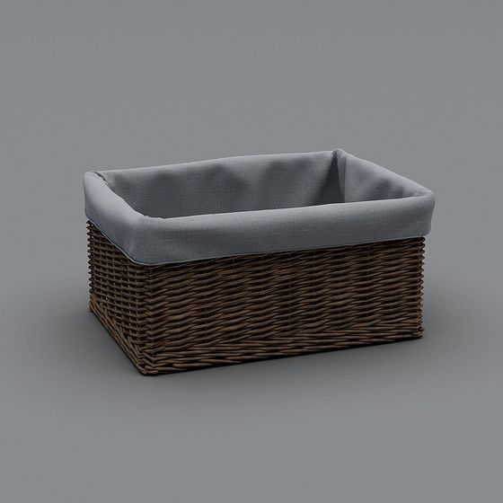 Combinación de cesta tejida moderna - Cesta cuadrada de ratán