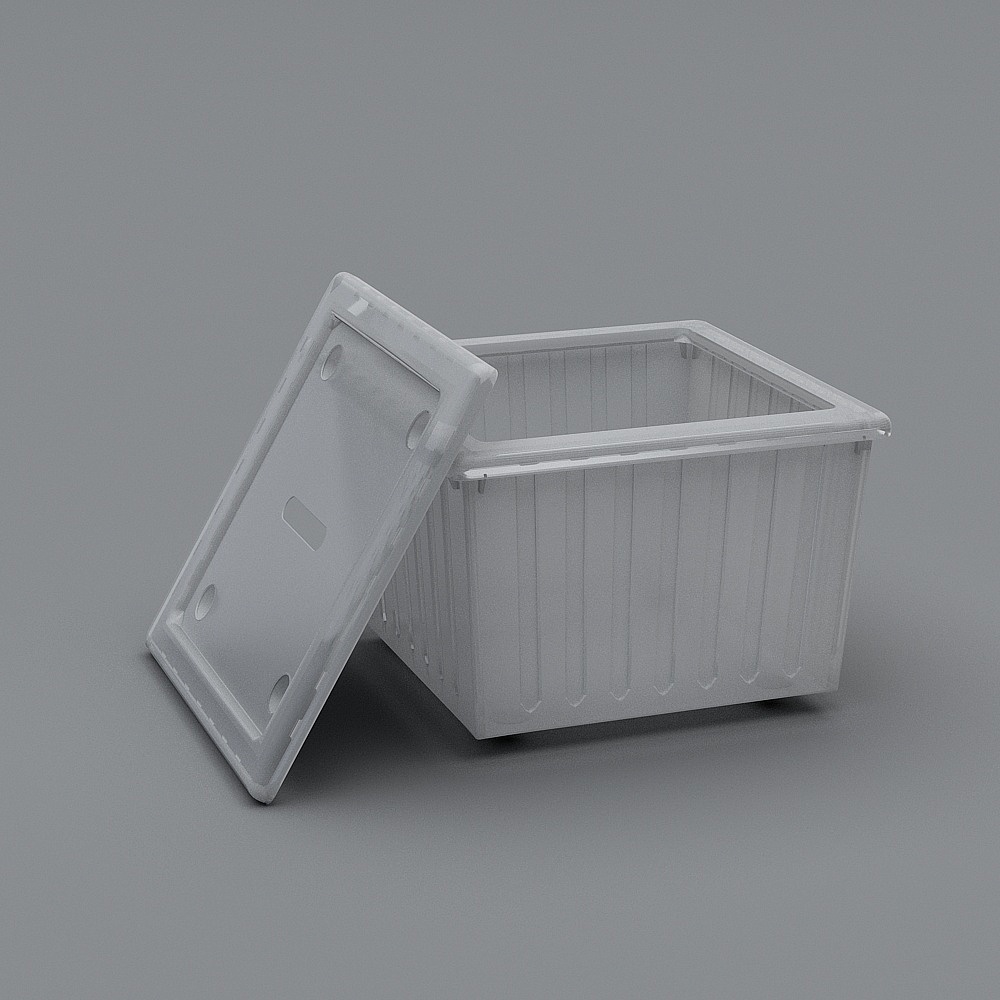 Minimalist Storage Box 3D model