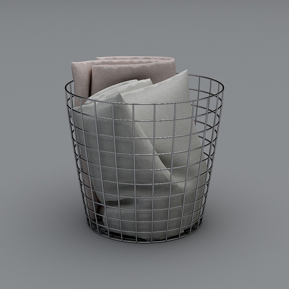 Nordic iron dirty basket