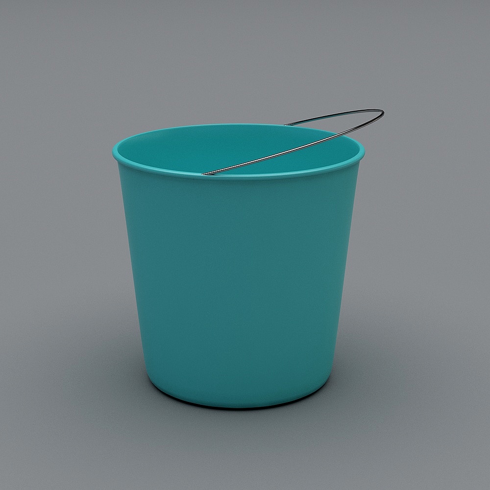 Cây lau nhà hiện đại - xô màu xanh lá cây