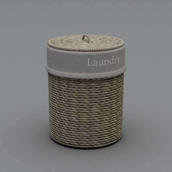 Laundry Basket 3D model for Modern Design