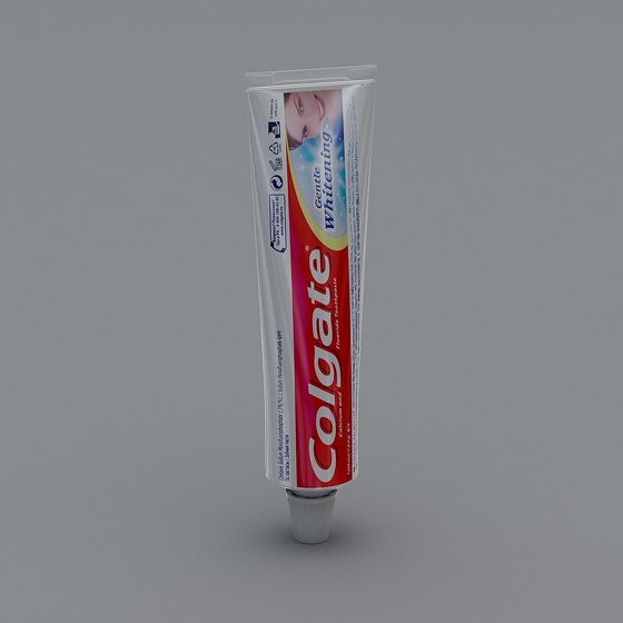Stylish Colgate Toothpaste Tube 3D model for Creative Projects