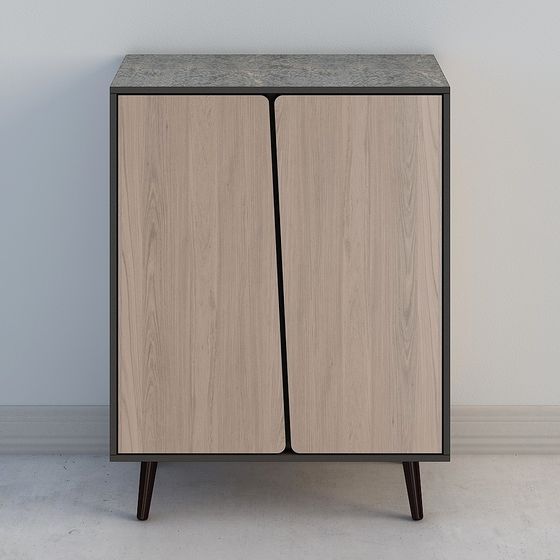 City Corner Side Cabinet 3D model