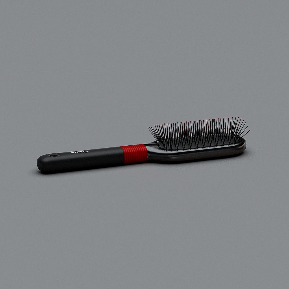 Stylish Hair Brush 3D model for Creative Projects