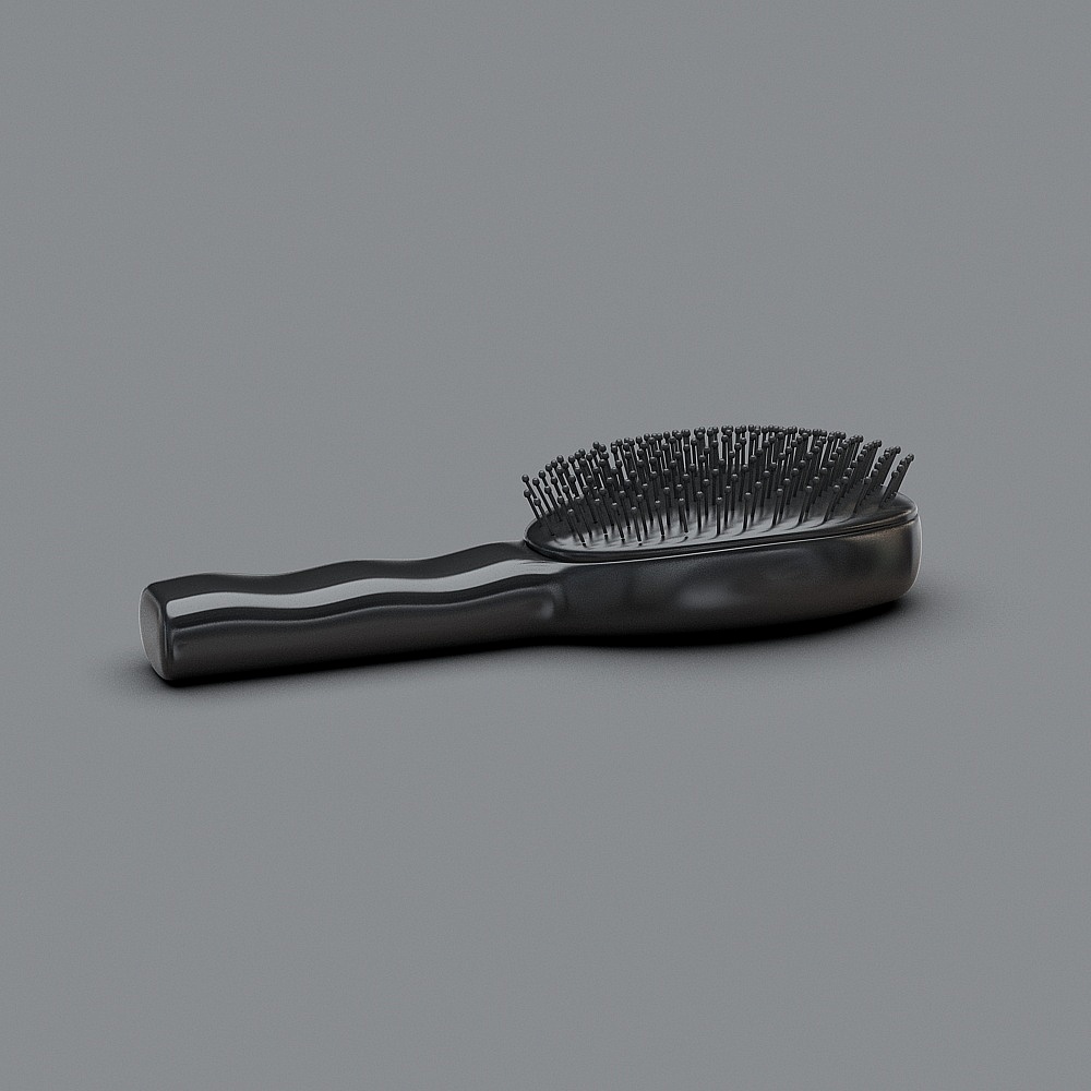 Elegant Low-Poly Comb 3D Model