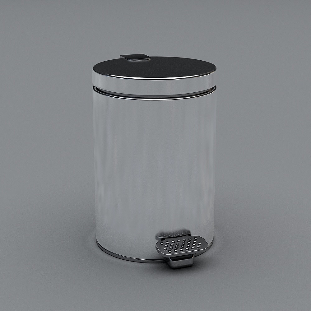 Modern bathroom - bathroom trash can