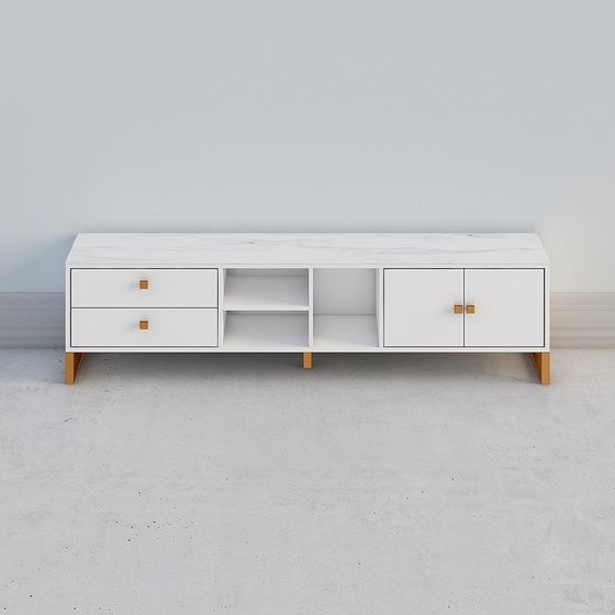 Modern Minimalist TV Cabinet 3D model