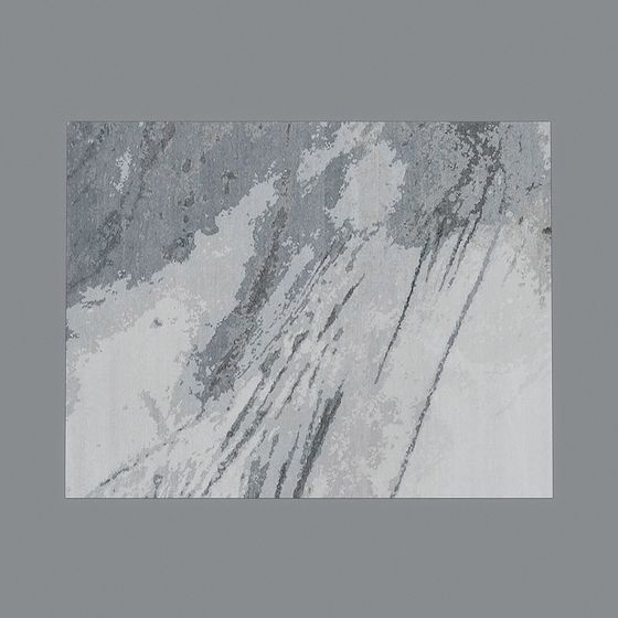 Textured grey and white marble tile with diagonal veins on grey background
