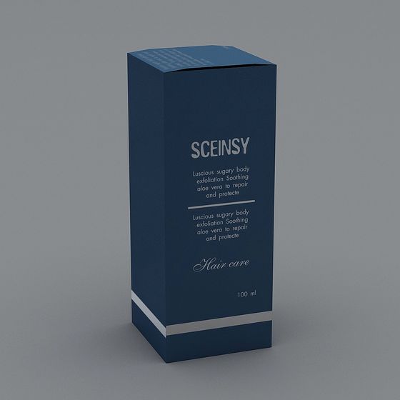 Elegant Sceinsy Product Packaging 3D model
