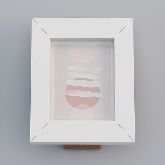 Abstract Art Frame 3D Model