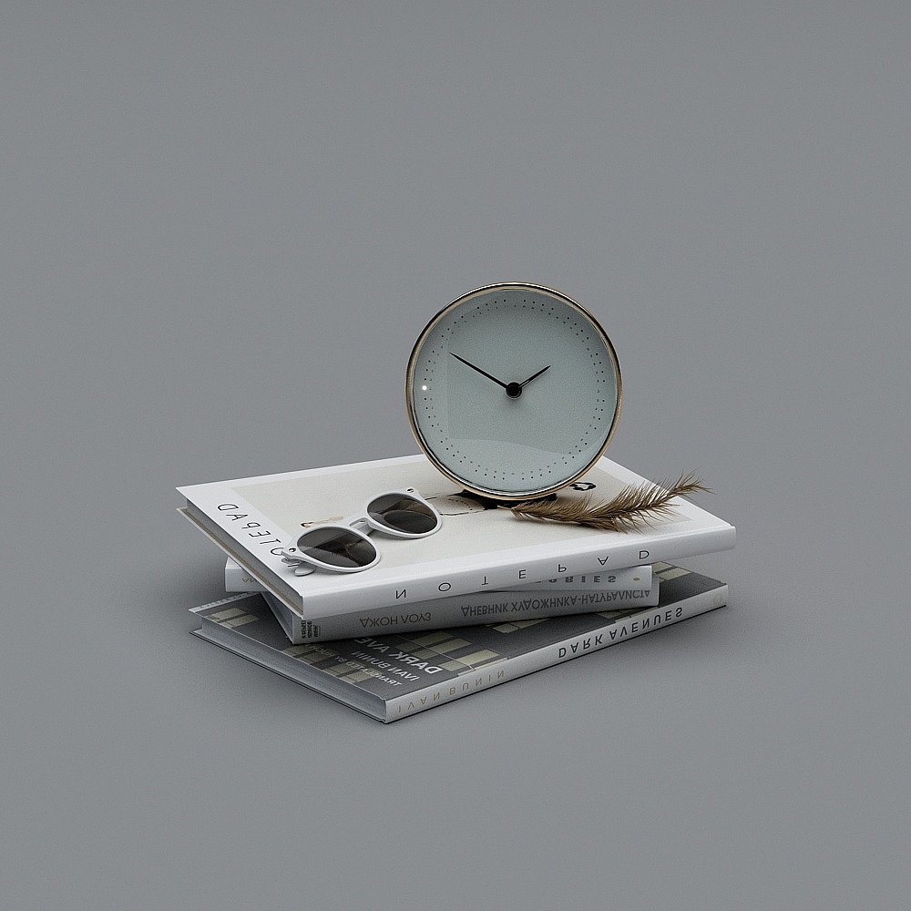 Cosmetici moderni - libri di oggetti di scena decorativi