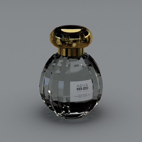 Kenzo Aqua Pour Homme Perfume Bottle 3D model