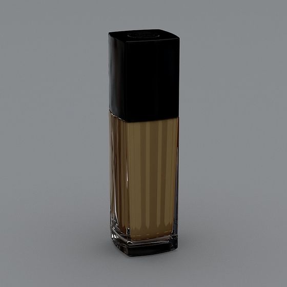 Elegant Cosmetic Bottle 3D model