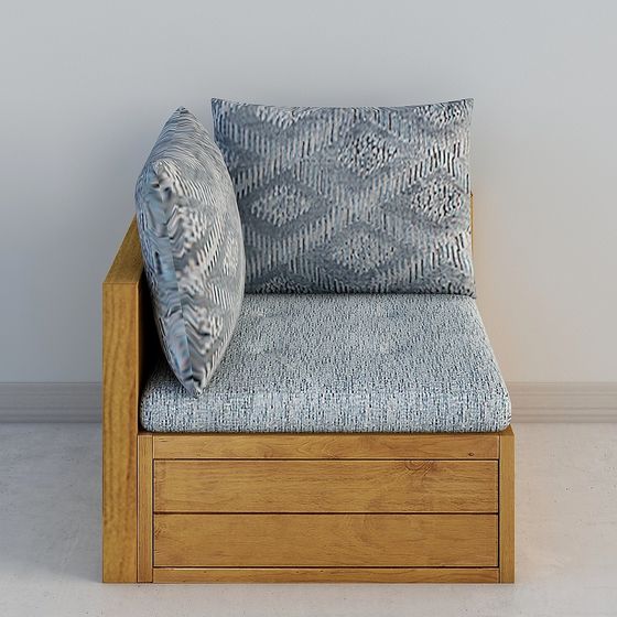 Cozy Corner Bench 3D model