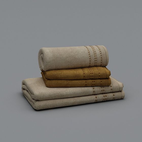 Exquisite Towel 3D Model for Cozy Interiors
