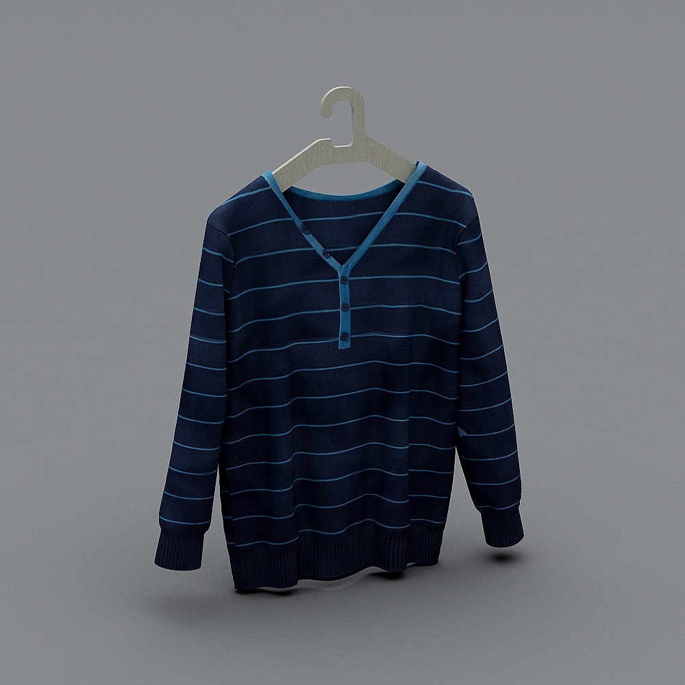 Vêtements modernes -17-hauts rayés