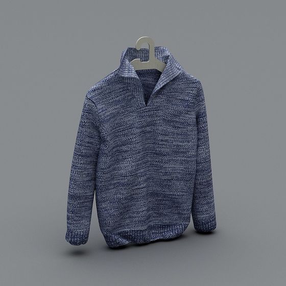 Knit Sweater 3D model