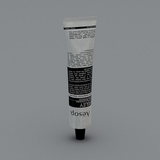 Aesop Deep Clean Mousse Tube 3D model