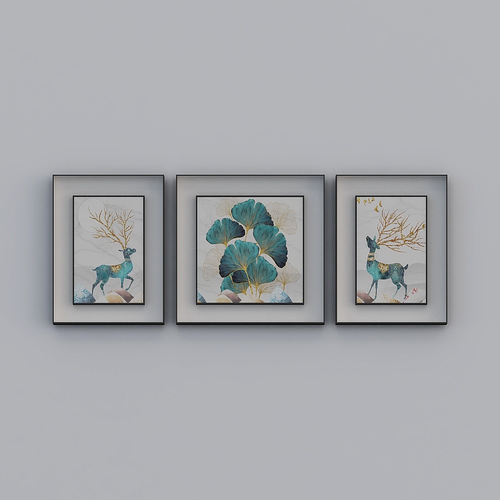 Jane on - Light luxury wind - living room decoration painting - SK-060 - Flu Changan