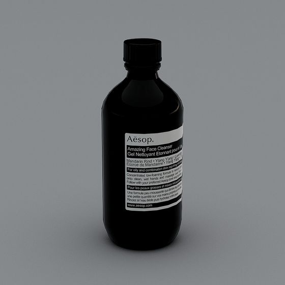 Aesop Face Cleanser Bottle 3D model