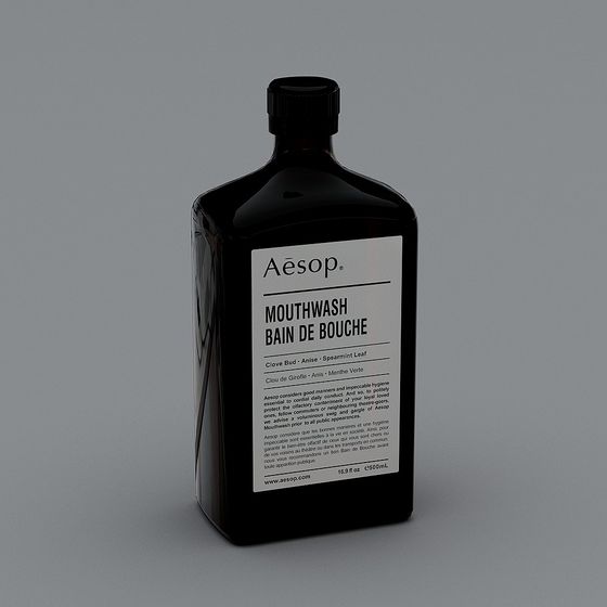 Aesop Mouthwash Bottle 3D model for Creative Solutions