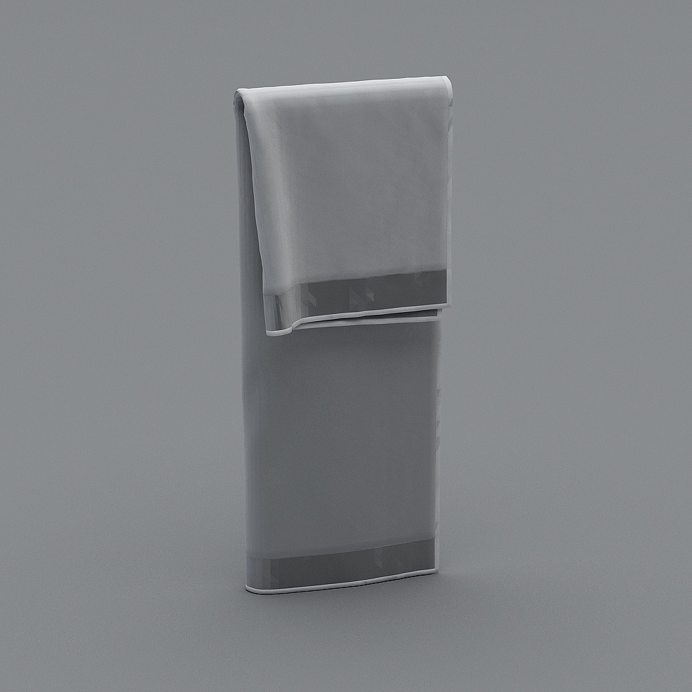 Futuristic Bathroom Hand Dryer 3D model