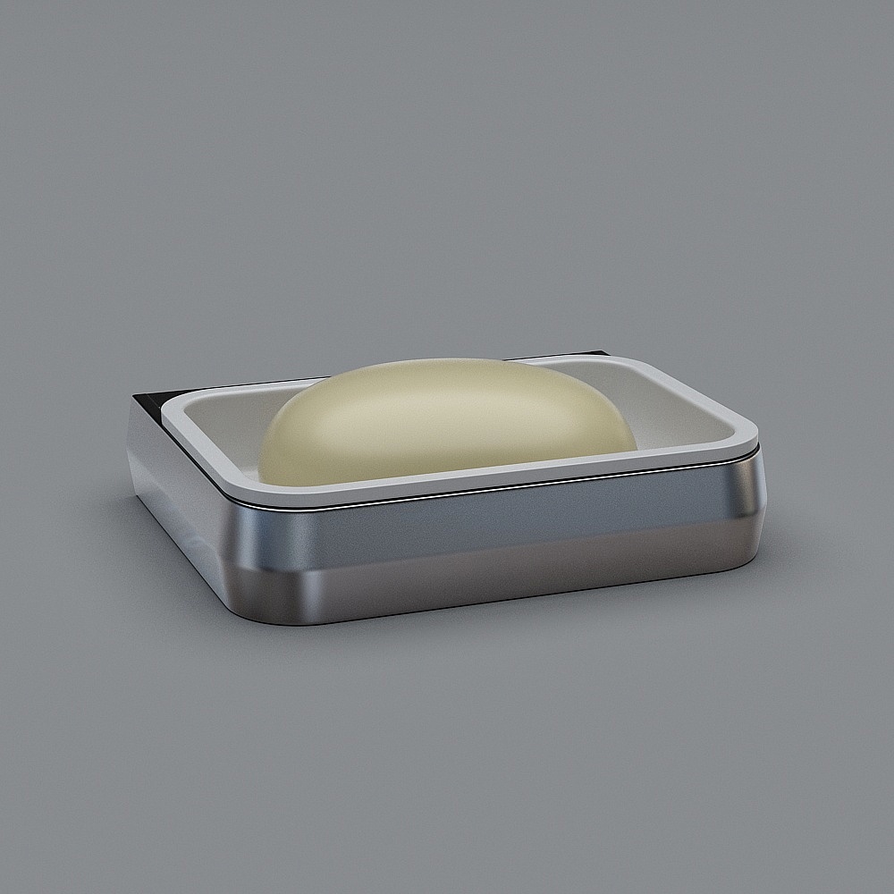 Sleek Soap Box 3D model for Modern Designs