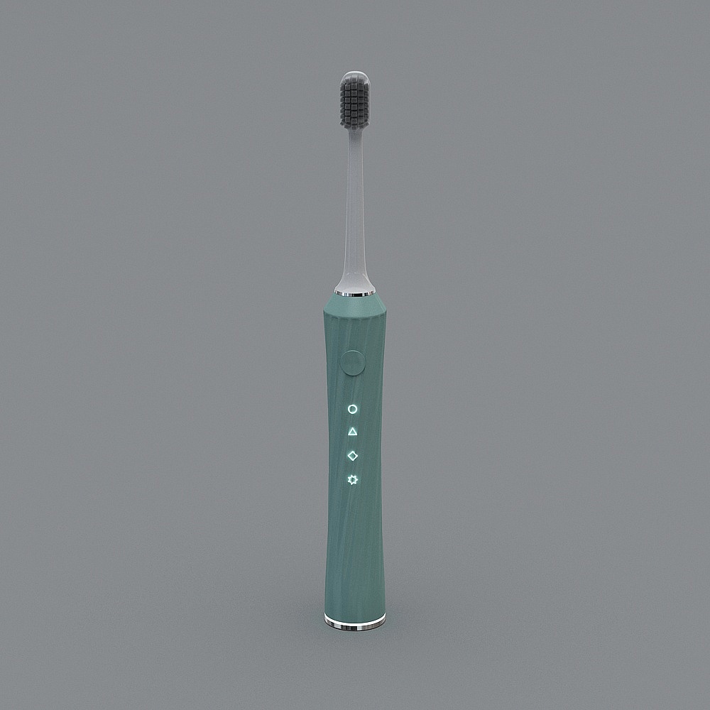 Modern electric toothbrush - light blue