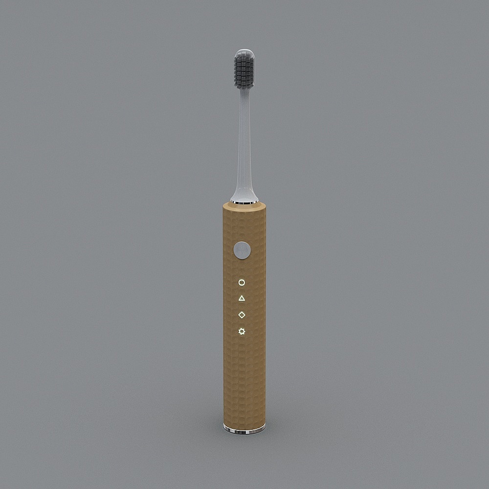 Modern electric toothbrush - orange
