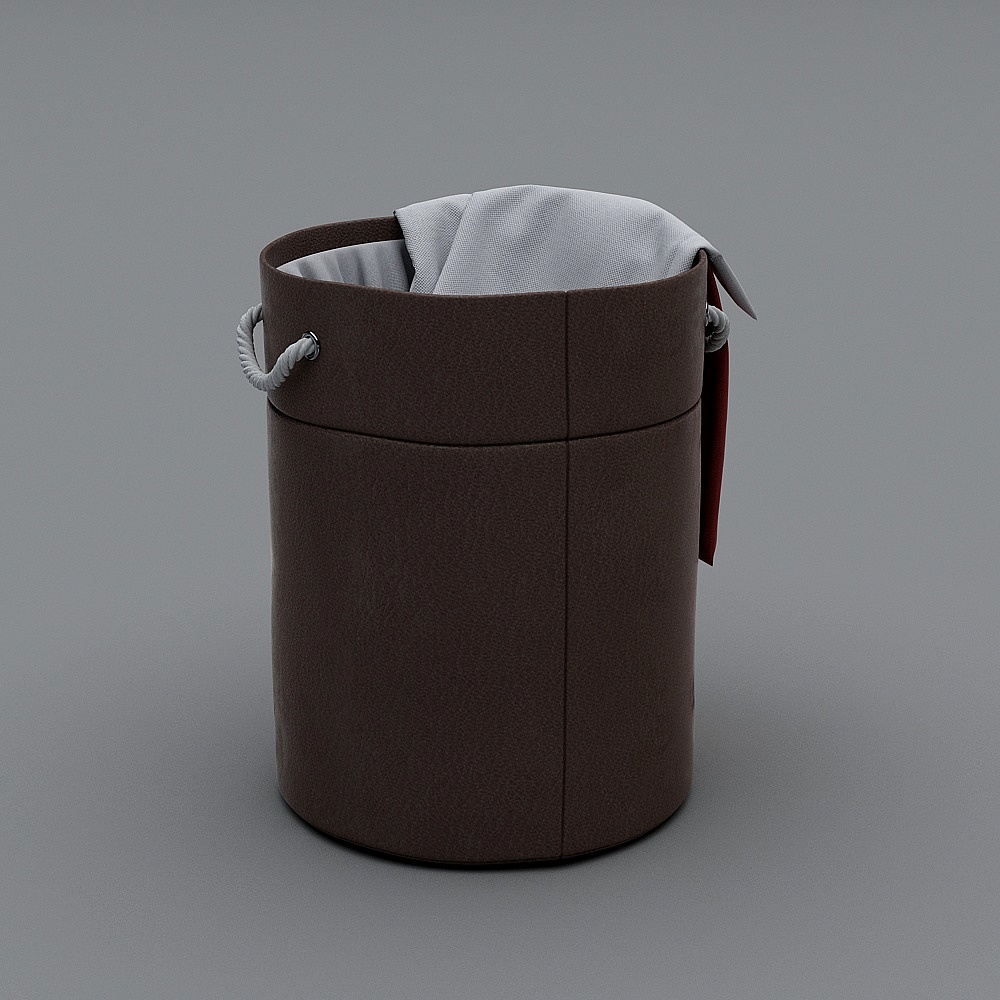 Modern woven basket combination - fabric clothing collection