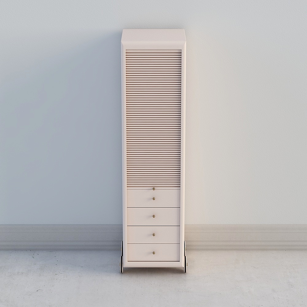 Modern storage cabinet-pink storage cabinet