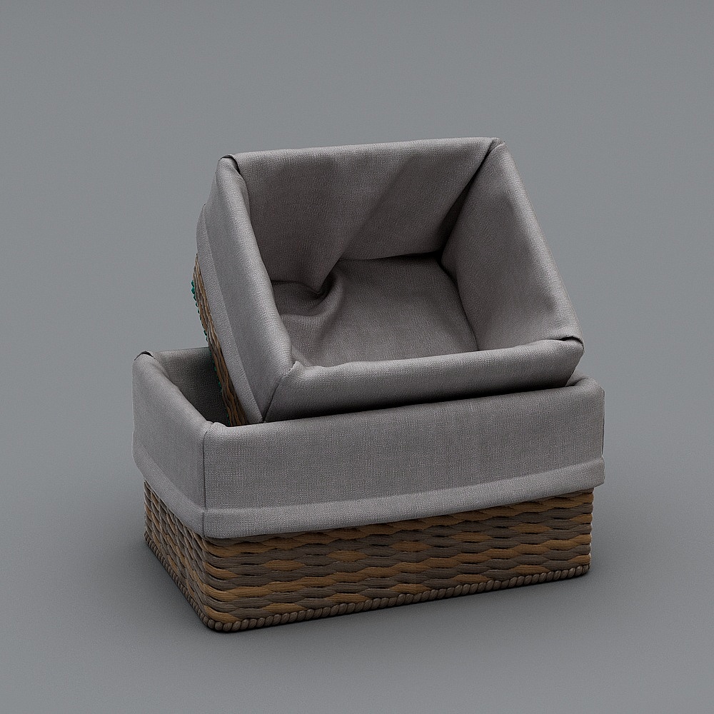 Minimalist Low Poly Sofa Chair 3D model