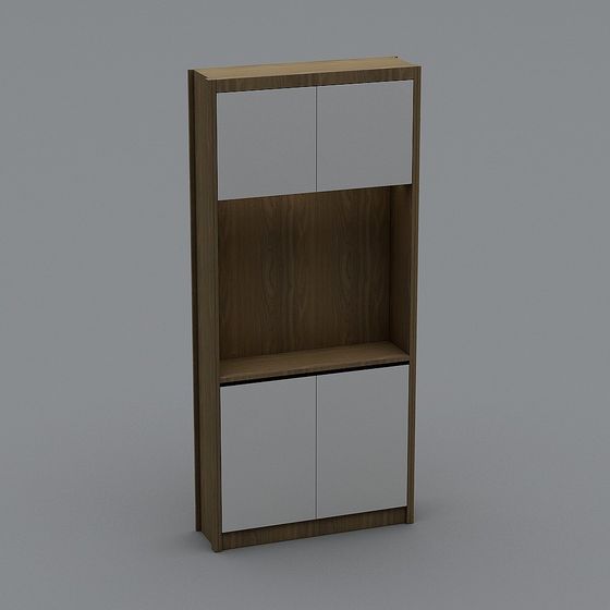 Urban Elegance Bookshelf 3D model