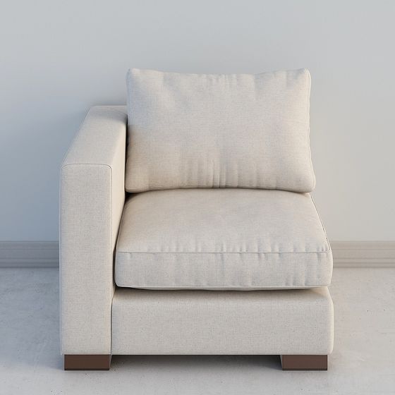 Canapé simple Jacob avec accoudoir gauche