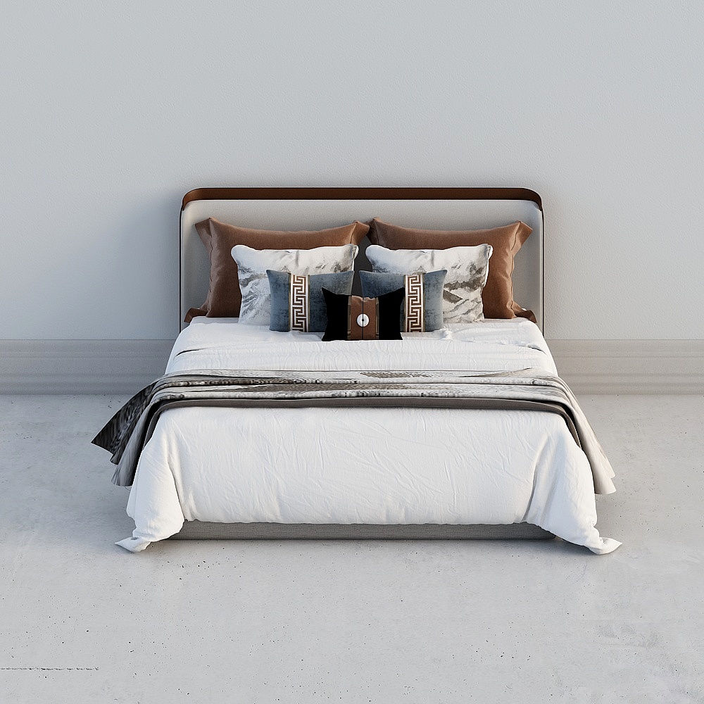 Urban Luxury Bed 3D model
