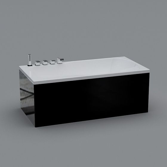 Modern Minimalist Bathtub 3D model