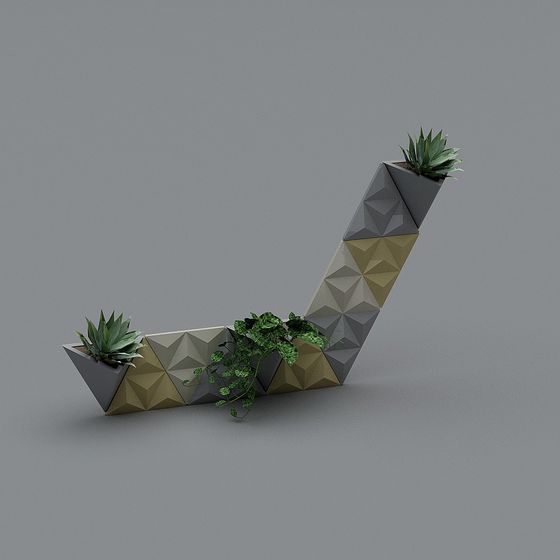 Urban Oasis Planter 3D model