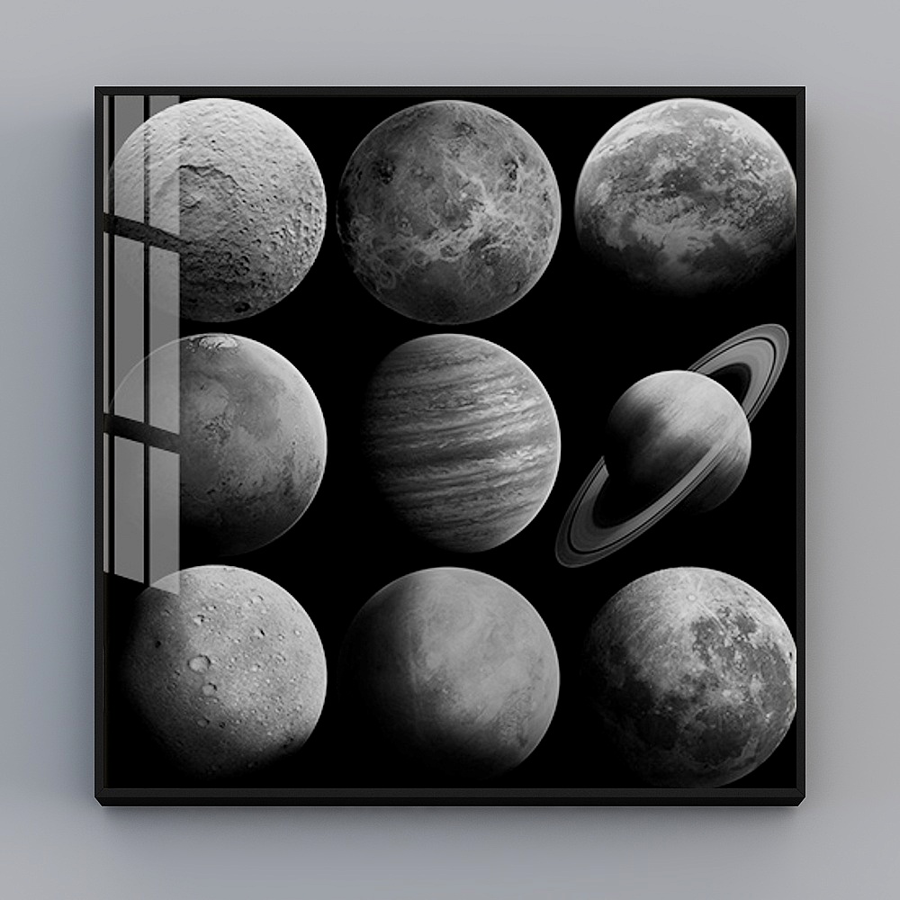 Stunning Solar System Planet 3D Model Collection