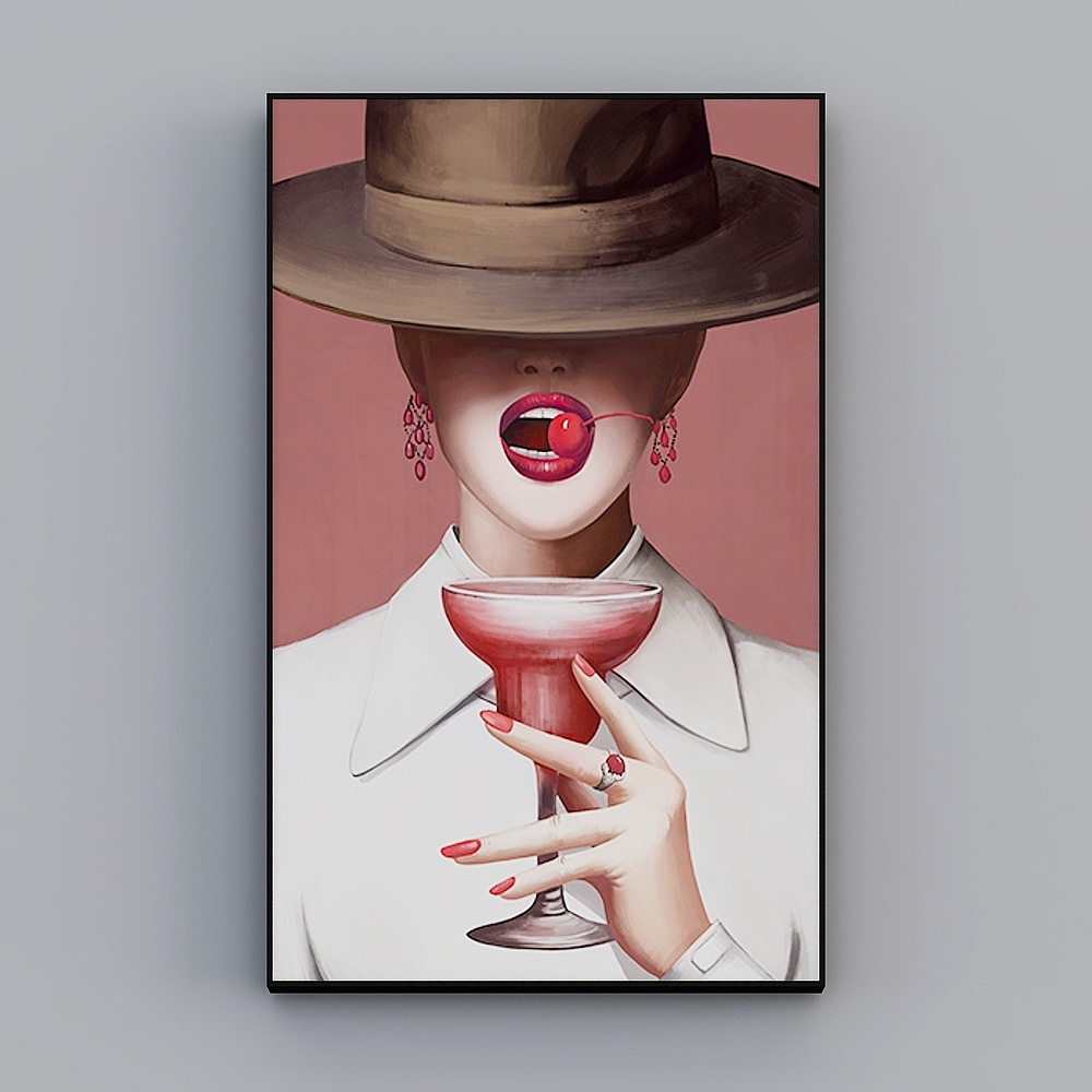 Roshan - Modern Wind - Character Living Room Decorative Painting - Methanol A