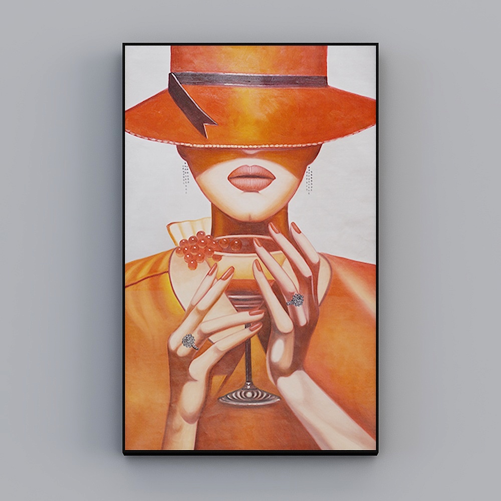 Roshan - Modern Wind - Character Living Room Decorative Painting - Taste Life B