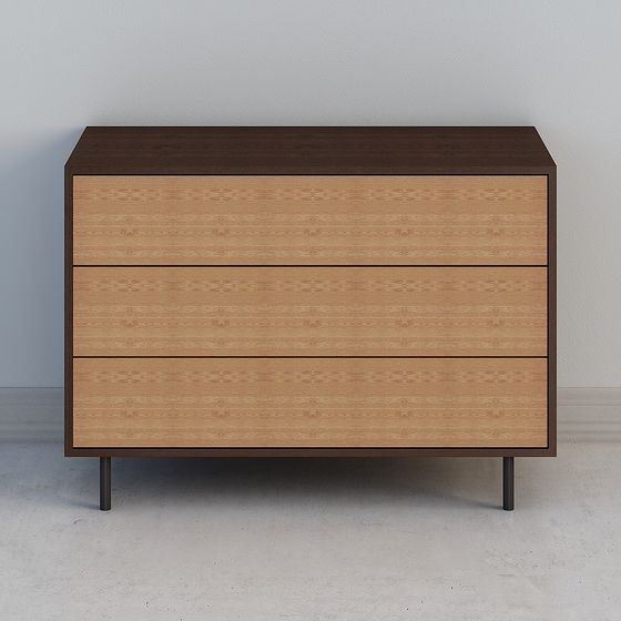 Urban Window Nightstand 3D model