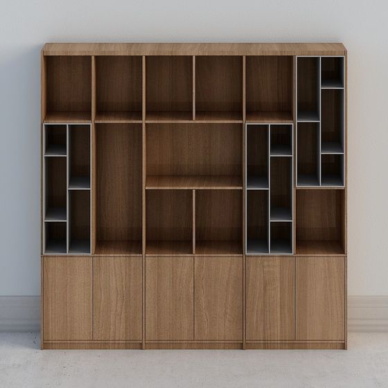 Modular Bookshelf 3D model