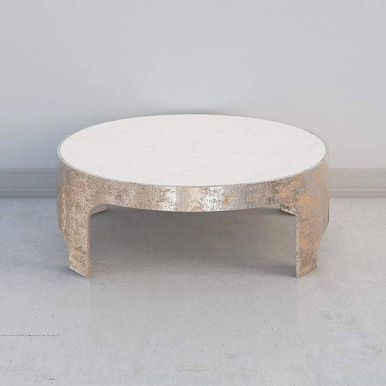 Polygon Table 3d Elegant Low-Polygon Round Table 3D Model
