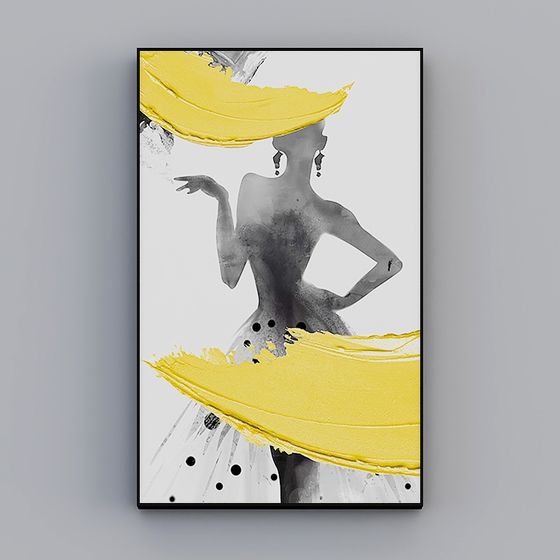 Abstract Dancer 3D Model for Creative Projects