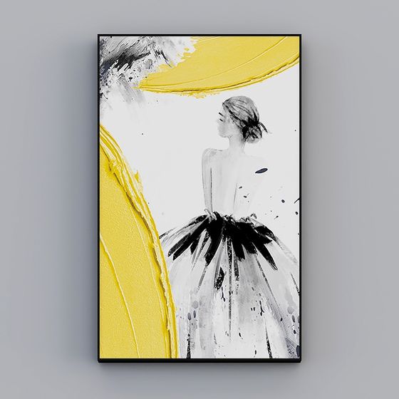 Abstract Dancer 3D Model Design