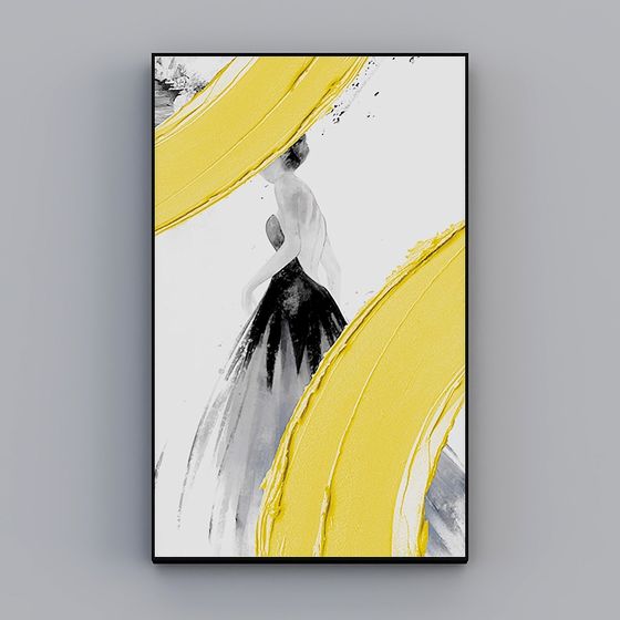 Abstract Dancer 3D Model